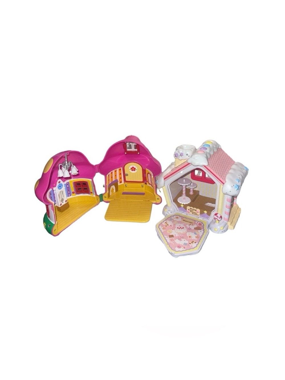 BANDAI SANRIO Hello Kitty Dream World Lot 2001 - Mushroom House & Bakery Shop - Picture 2 of 11